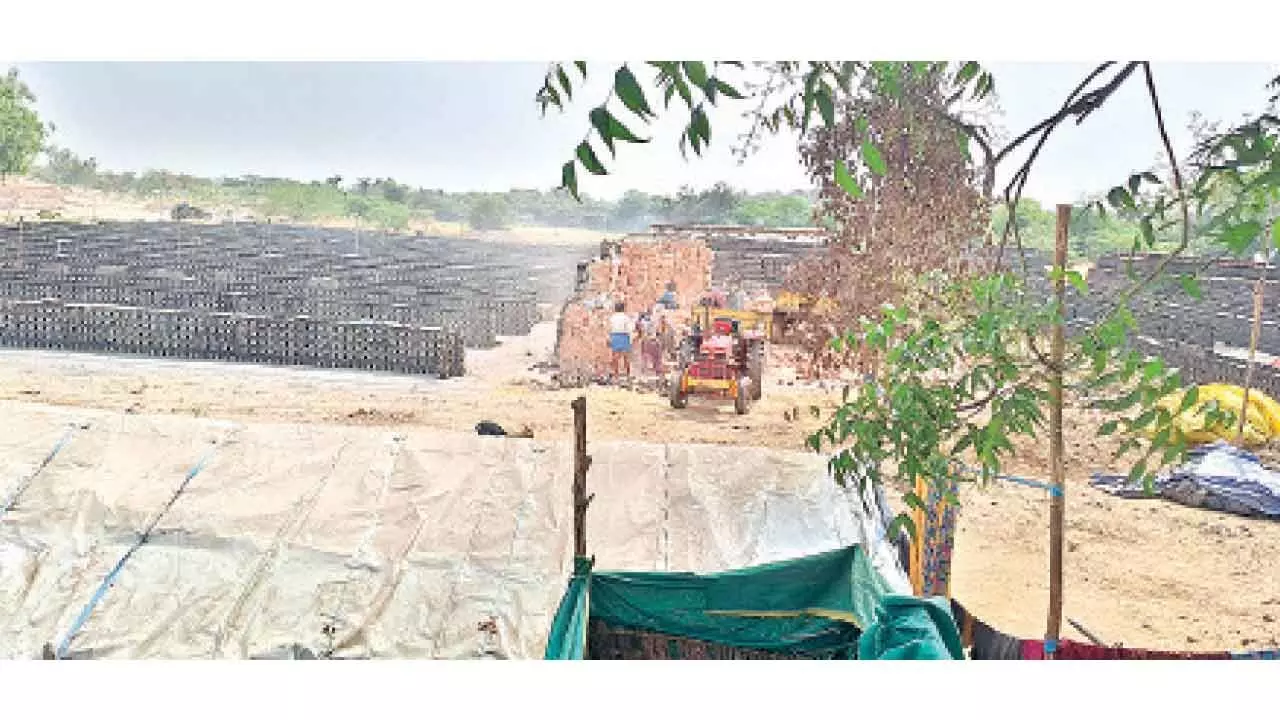Children endure harsh conditions at brick kilns