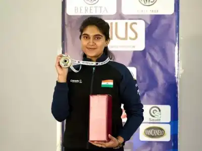 CM Revanth Reddy congratulates Hyderabad shooter Esha Singh on winning silver at 2025 ISSF World Cup