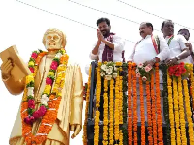 CM Revanth reviews site for Jyotiba Phule statue installation