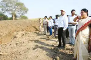 Collector Rahul Sharma urges faster completion of Saraswati Pushkaram works