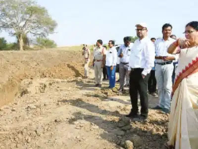 Collector Rahul Sharma urges faster completion of Saraswati Pushkaram works