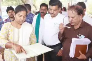 Collector Sreeja highlights the benefits of the Bhu Bharati Act