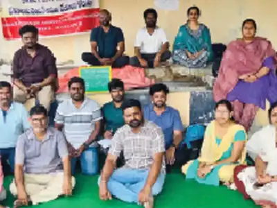 Contract Assistant Professors Persist, Continue Protest with Brooms and Pens