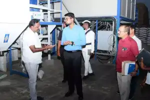 District Collector Adarsh Surabhi directs purchasing center managers to ensure quality paddy is bought and delivered.