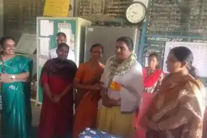 District Legal Cell Secretary Kavitha Devi Visits Pulikal Government High School, Stresses Importance of Nutritious Midday Meals and Student Wellbeing