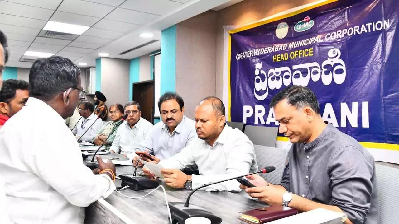 GHMC gets 180 requests through Prajavani program