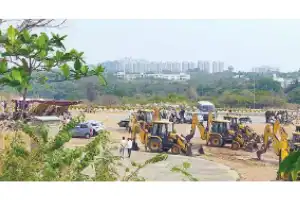 Government asserts the land belongs to them