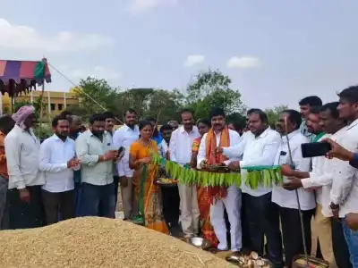 Grain Procurement Centres Opened in Suryapet
