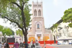 Hyderabad churches decorated for Good Friday services