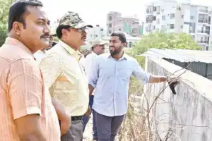 HYDRA Chief Reviews Lake Encroachments Across Hyderabad