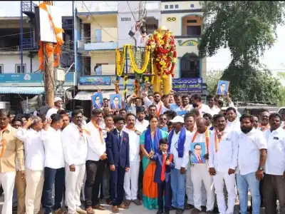 Jai Bhim Rally Celebrates Ambedkar Jayanti in Ieeja as Sarithamma Urges Youth to Follow His Ideals