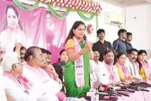 Kavitha rallies BRS party members