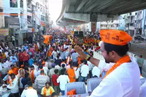 Kishan Reddy launches Shobha Yatra rally in Amberpet