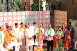 Kishan Reddy urges party workers to oppose Congress, BRS, and MIM efforts against BJP
