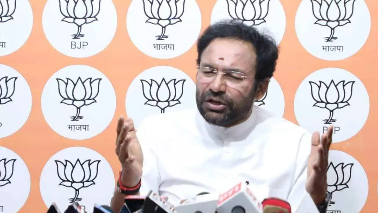 Kishan says National Herald, started by freedom fighters, is now controlled by fake Gandhis