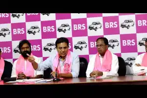 KTR calls Revanth the mastermind behind land and money scam