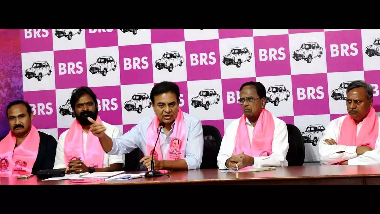 KTR calls Revanth the mastermind behind land and money scam