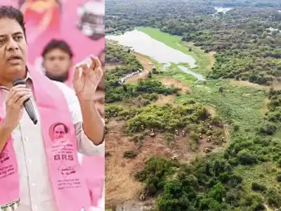 KTR Slams Government for Land Allocation, Promises to Take Back 400 Acres for Eco Park