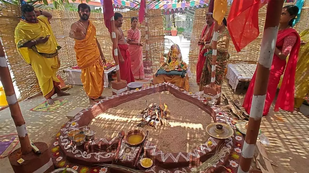 Lalita Tripura Sundari Devi Idol Dedicated in Ceremony
