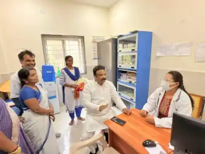 MLA Sriganesh Inspects Facilities at Balamrai Primary Health Centre