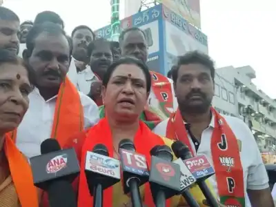 MP DK Aruna Leads Ambedkar Jayanti Celebrations in Palamuru