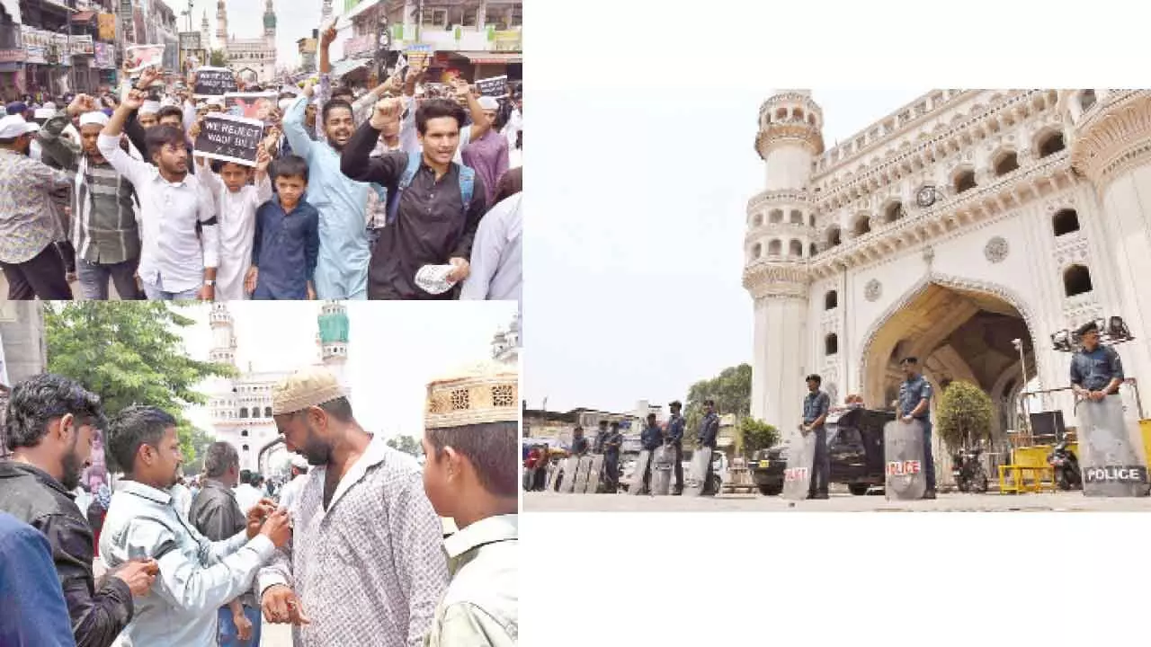 Muslims protest against new Waqf Act, demand its withdrawal