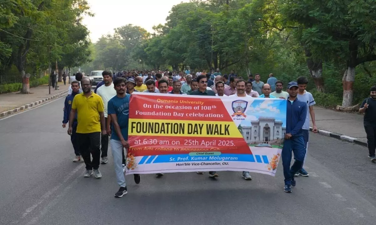OU celebrates 108 years with Foundation Day Walk
