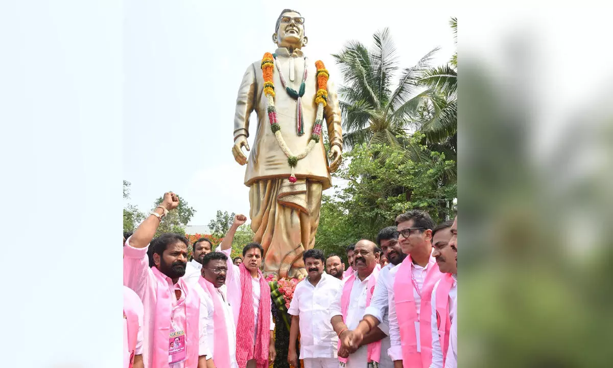 Prof Bapuji and Prof Jayashankar were key leaders of the Telangana Movement