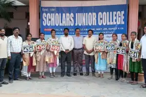 Scholars students achieve top ranks in Intermediate Bi.P.C stream results