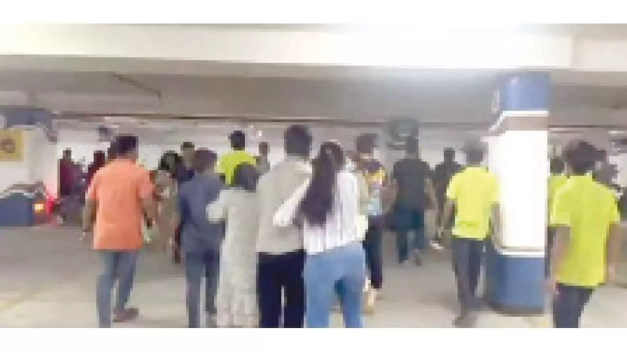 Security guard attacks woman at Sarath City Capital Mall