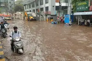 Several Parts of Hyderabad Experience Heavy Rainfall