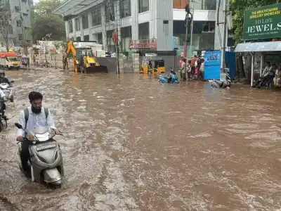 Several Parts of Hyderabad Experience Heavy Rainfall