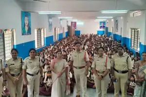 She Teams in Nirmal educate students about laws for women’s safety