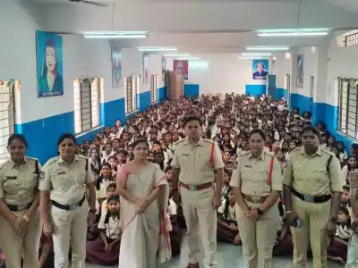 She Teams in Nirmal educate students about laws for women’s safety