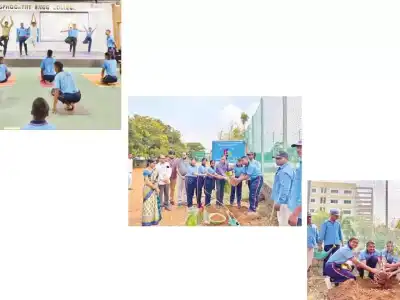 Sphoorthy Engineering College NCC Celebrates World Health Day with Wellness Activities