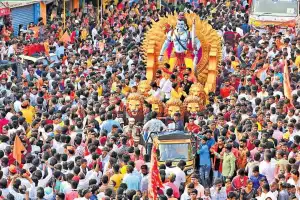 Sri Rama Navami Shobha Yatra Begins with Devotion in Seetharambagh