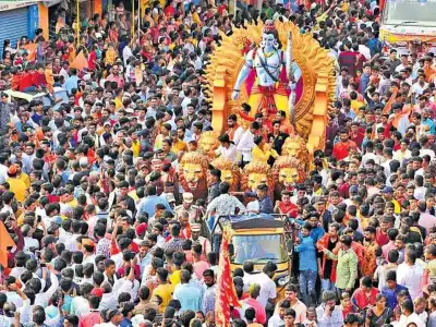 Sri Rama Navami Shobha Yatra Begins with Devotion in Seetharambagh