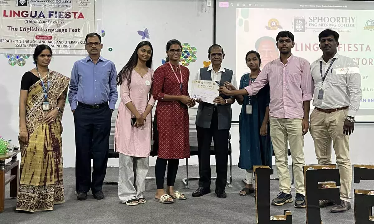 Students from 12 Colleges Excel at Lingua Fiesta with Literary Competitions and Launch of Freshman Magazine Abhiyanta