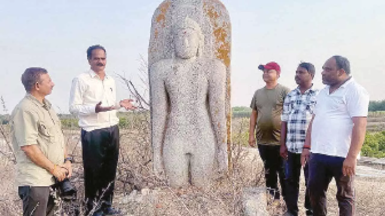 Telangana’s Tallest Jain Idol at Risk from Nearby Quarrying Activity