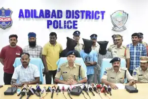 Three Arrested in Failed Robbery at Telangana Grameena Bank