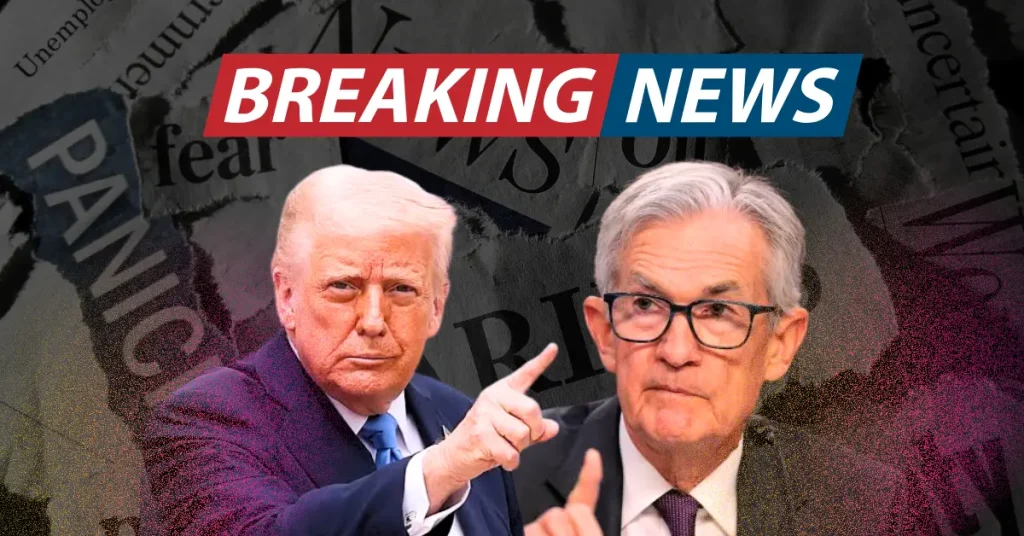 Trump Demands Fed Chair Powell’s Firing, Criticizes Timing and Decisions