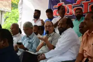 TUCAP-JAC stages Maha Dharna demanding regularisation of services