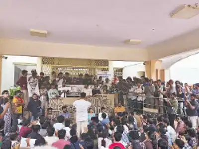 University of Hyderabad students begin indefinite strike
