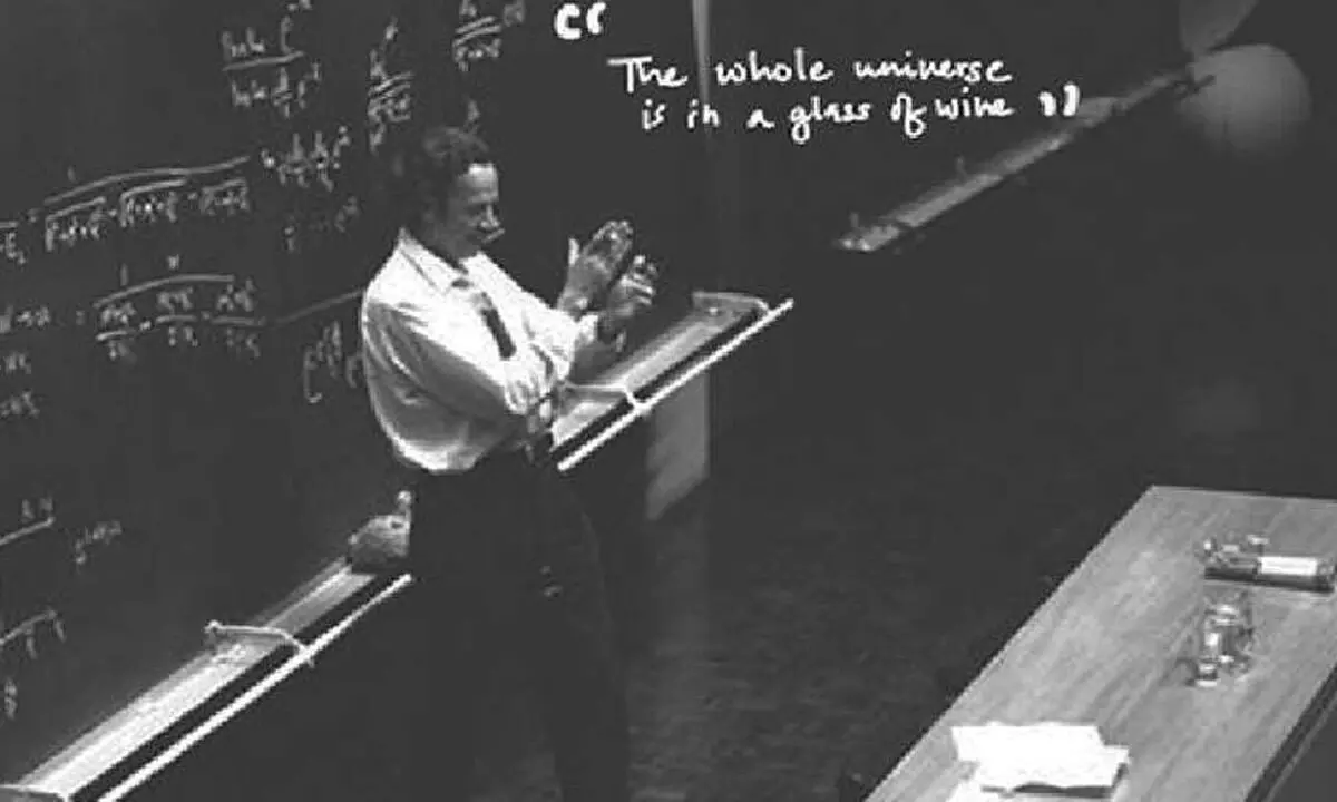 World Quantum Day: Acharya Nagarjuna and Feynman as Early Thinkers in Quantum Ideas