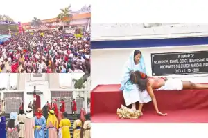 Worshippers observe Good Friday with prayer and devotion