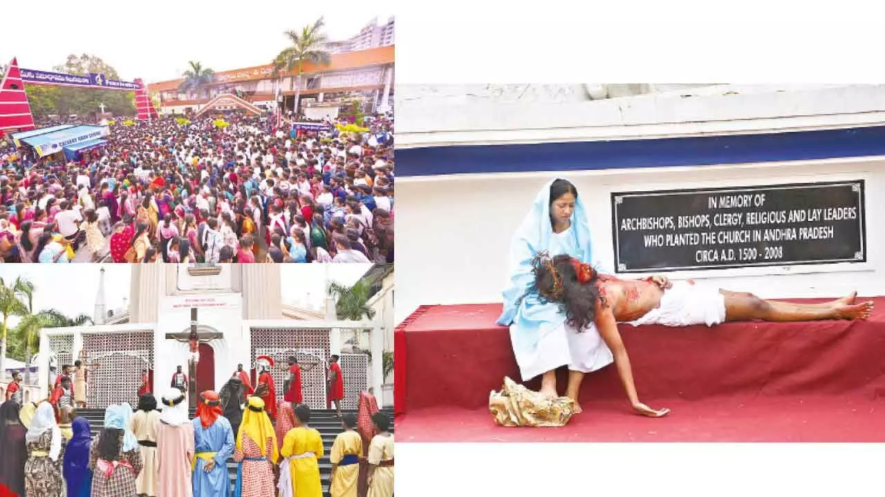 Worshippers observe Good Friday with prayer and devotion