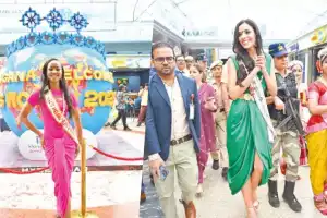 109 Miss World contestants arrive in Hyderabad