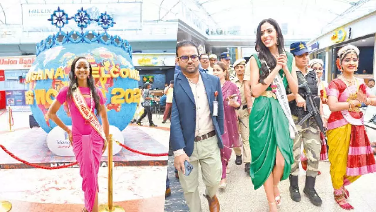 109 Miss World contestants arrive in Hyderabad