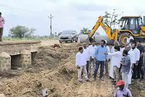 Alampur Starts Rs 3.5 Crore Bridge and Road Repairs Under MLA Vijayudu