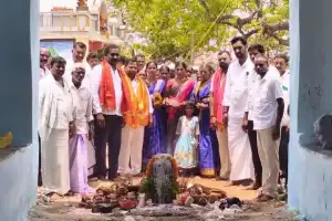 Basu Hanumanthu Naidu Attends Temple Ceremony at Ellandoddi